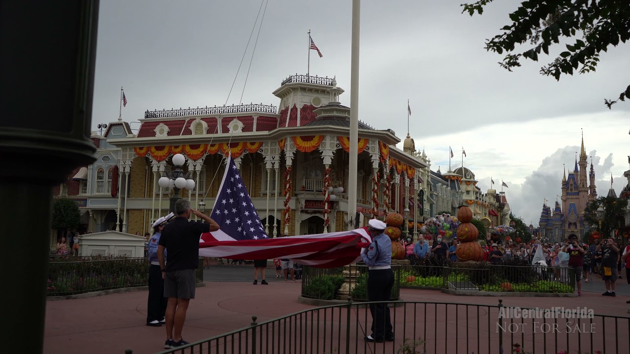 Magic Kingdom Flag Retreat Ceremony — September 9th, 2021 | Walt Disney World
