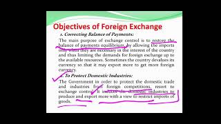 Exchange control