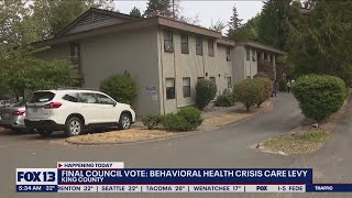 Final council vote: Behavioral health crisis care levy | FOX 13 Seattle