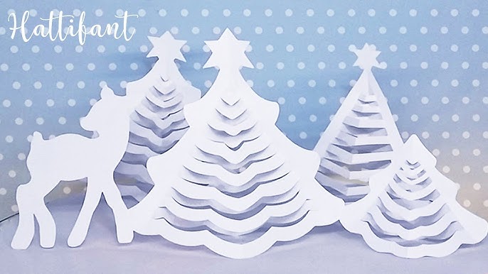 Hattifant - 3D Christmas Tree | THE ORIGINAL | 3D Paper Christmas Tree with FREE printables - YouTube hattifant-3d-christmas-tree-the-original-3d-paper-christmas-tree-with-free-printables-youtube