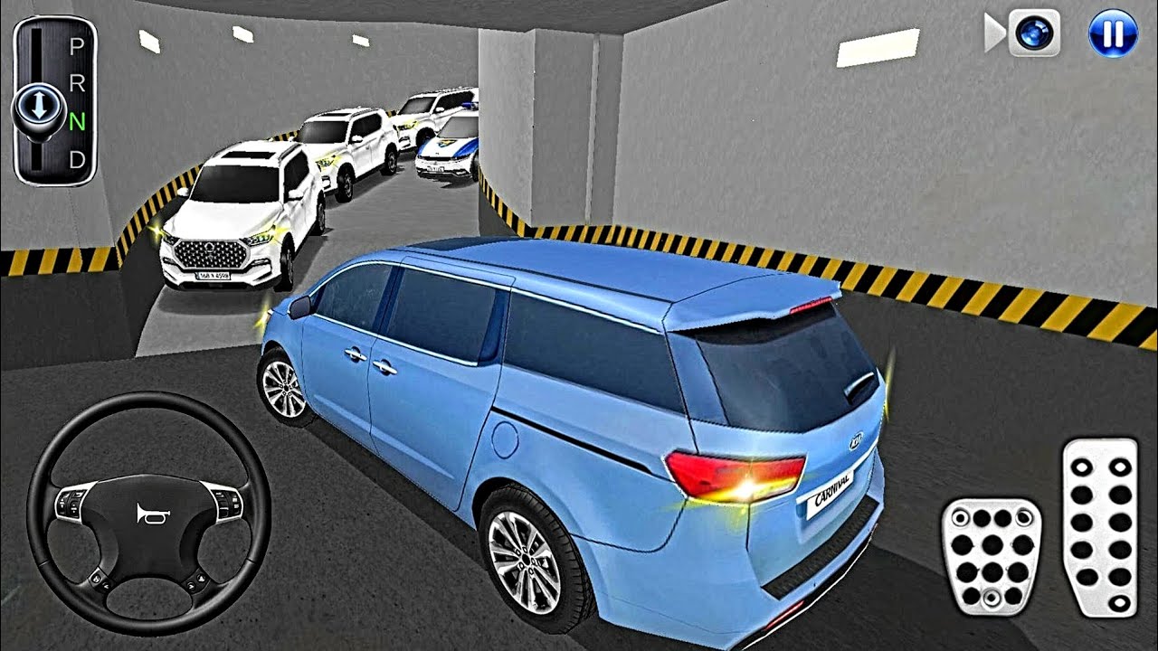 New Old KIA Carnival MPV car Stuck in Parking Garage - Android iOS 3D Driving Class - Gameplay 2025