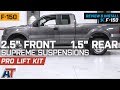 2004-2019 F150 Supreme Suspensions 2.5" Front/1.5" Rear Pro Lift Kit 4WD Review & Install