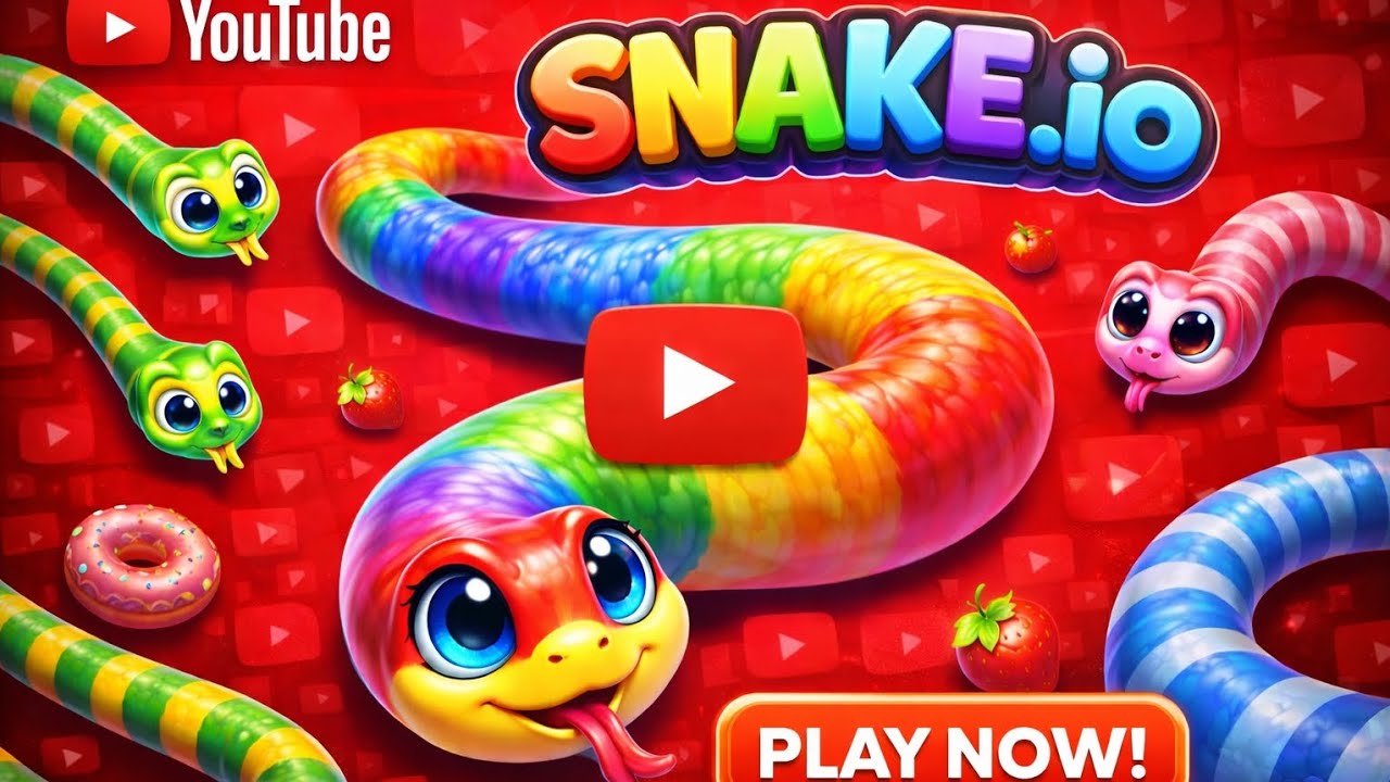 GIANT Rainbow Snake.io Gameplay 🐍🔥 | Epic Snake.io Battle!