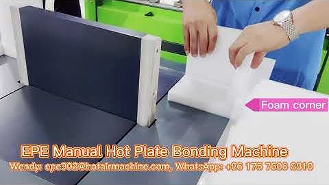 EPE Manual Hot Plate Bonding Machine | Right Angle Bonding Machine | Foam Corner Laminator