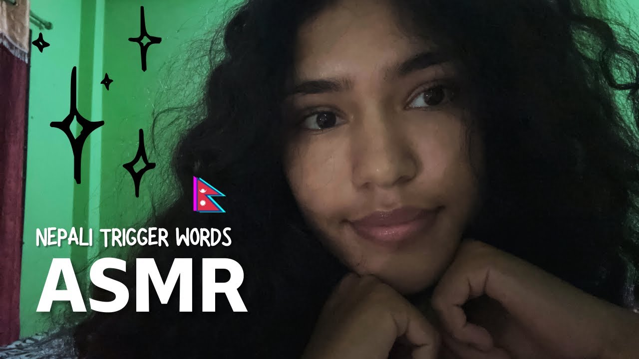 Nepali Trigger Words ASMR 🌿 | Soft Whisper | Curly Head Girl