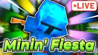 🔴 Mining Fiesta!! (#20 In SBXP)🔴 Hypixel SkyBlock LIVE
