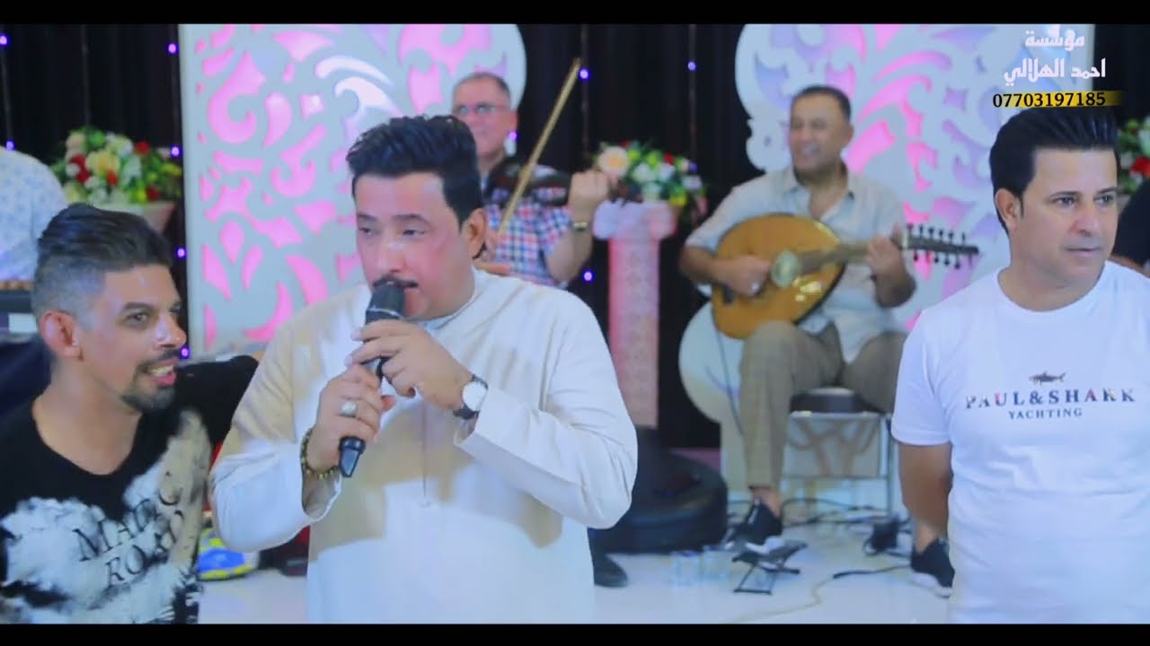 الفنان قاسم الگرناوي# حفل زفاف ابن الفنان عبد الامير العماري # مسلم عبد الامير العماري