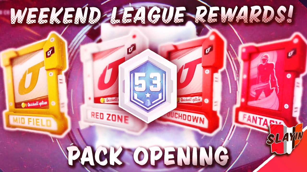 *RARE ANIMATION* #53 In The WORLD WEEKEND LEAGUE REWARDS! Madden 20 Ultimate Team Pack Opening