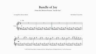 Bundle of Joy - From Inside Out | PIANO SHEET MUSIC PDF | Arrangify
