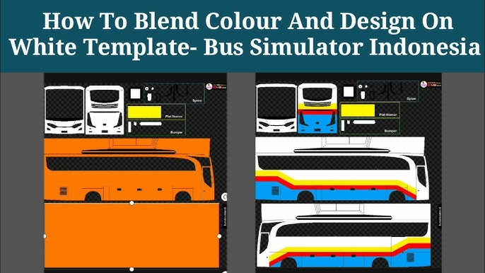 How To Download Bus Livery Templates Of Bus Simulator Indonesia - Youtube