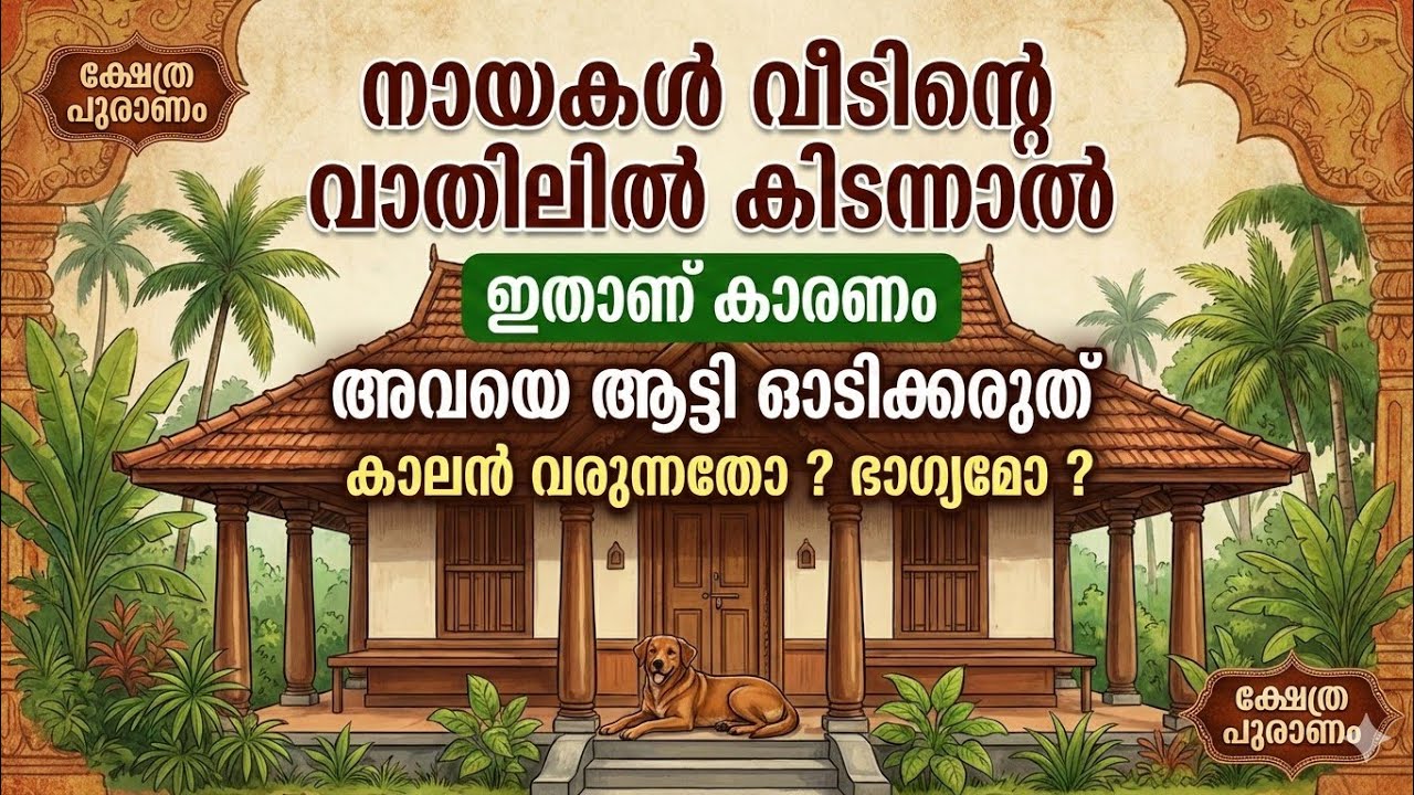 നായകൾ വീടിൻ്റെ വാതിലിൽ കിടന്നാൽ ഇതാണ് കാരണം ആട്ടി ഓടിക്കല്ലെ