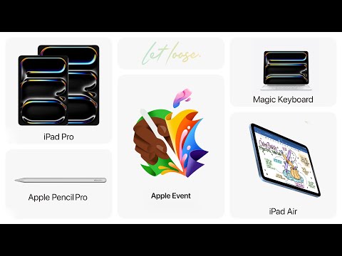 Đây là iPad Air M2, iPad Pro M4 OLED và Apple Pencil Pro vừa được ra mắt