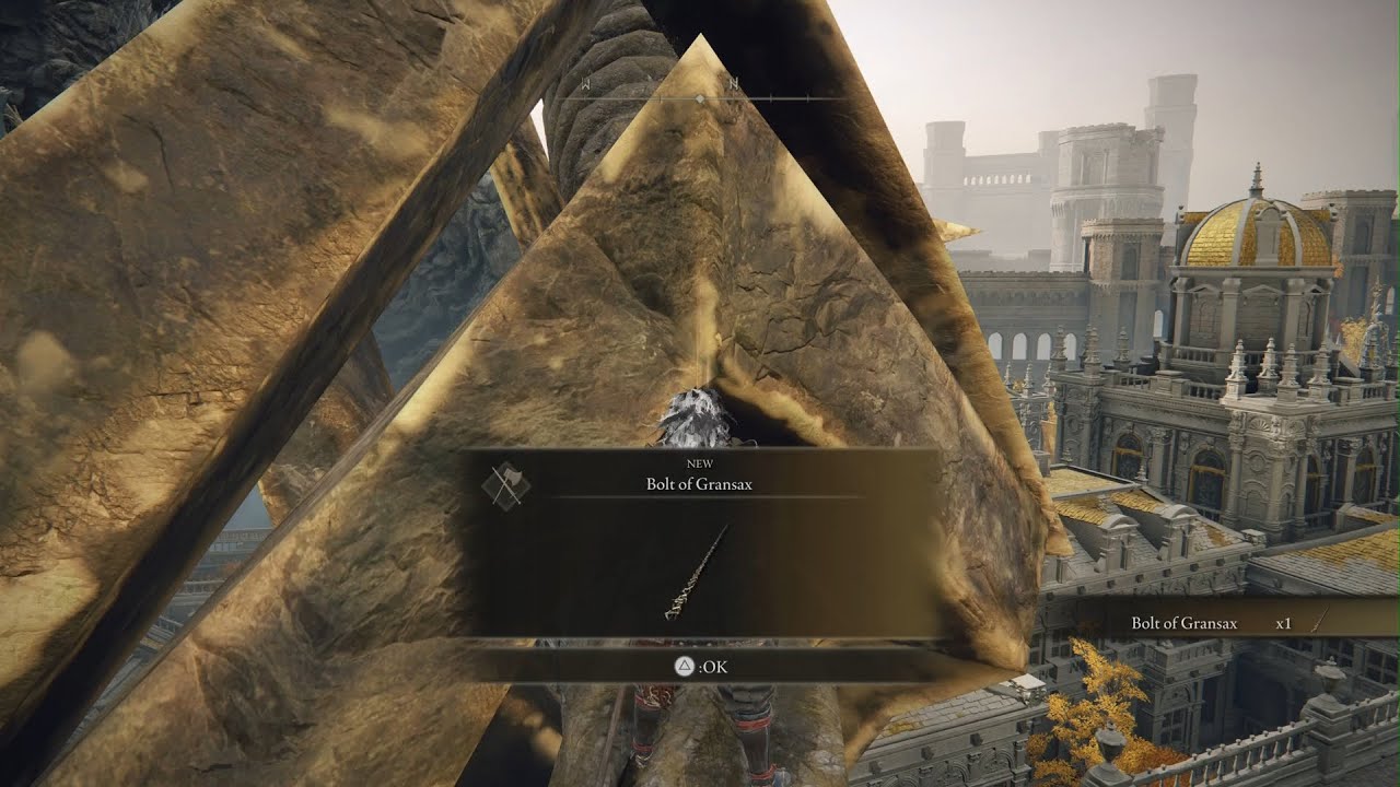 Elden Ring How to get Bolt of Gransax (Legendary Weapon at Leyndell