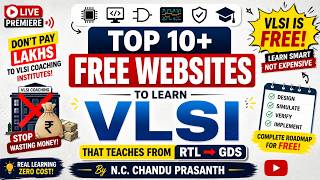 Don’t Buy VLSI Courses in 2026 ❌| Top 11 FREE VLSI Websites That Teach Everything (RTL to GDS Flow)