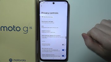 Motorola Moto G15 - How to Disable Microphone Access