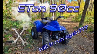 Can we get this FREE ETon 90cc running & reliable!