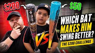 We Tested A $200 Baseball Bat Against A $50 Bat...