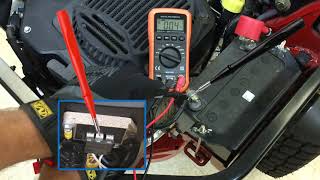 How to Test a KOHLER Voltage Regulator (RectifierRegulator)Battery Voltage Test at Regulator