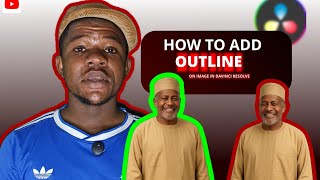How to add outlined border in DaVinci resolve.. #videoediting #davinciresolve