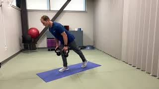 Kettlebell Step Back RDL