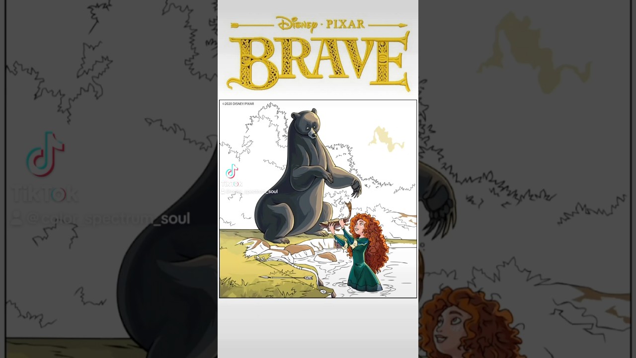 Coloring BRAVE 9 of 13 🎨✨️ | Coloring with COLOR SPECTRUM SOUL