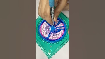 Deeply Satisfying ASMR Spiral Sound | Calming Spirograph for Rest! #art #shorts #spirograph #asmr