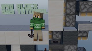 How to build the ᴛɪɴʏ 5x5 piston door [340 blocks observerless]