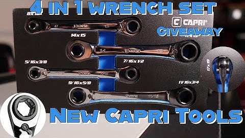 Capri Tools NEW 4 in 1 Wrench Set Review and Giveaway