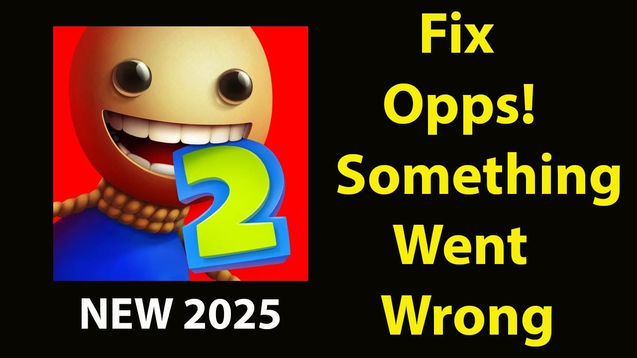 Fix Kick The Buddy 2 App Oops Something Went Wrong Error | Fix Kick The Buddy 2went wrong error