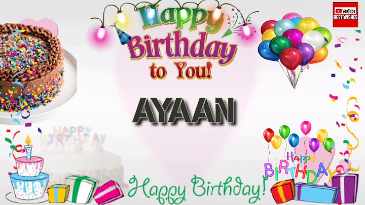 Happy Birthday AYAAN _||_ Birthday Song_||_Best_Wishes_||