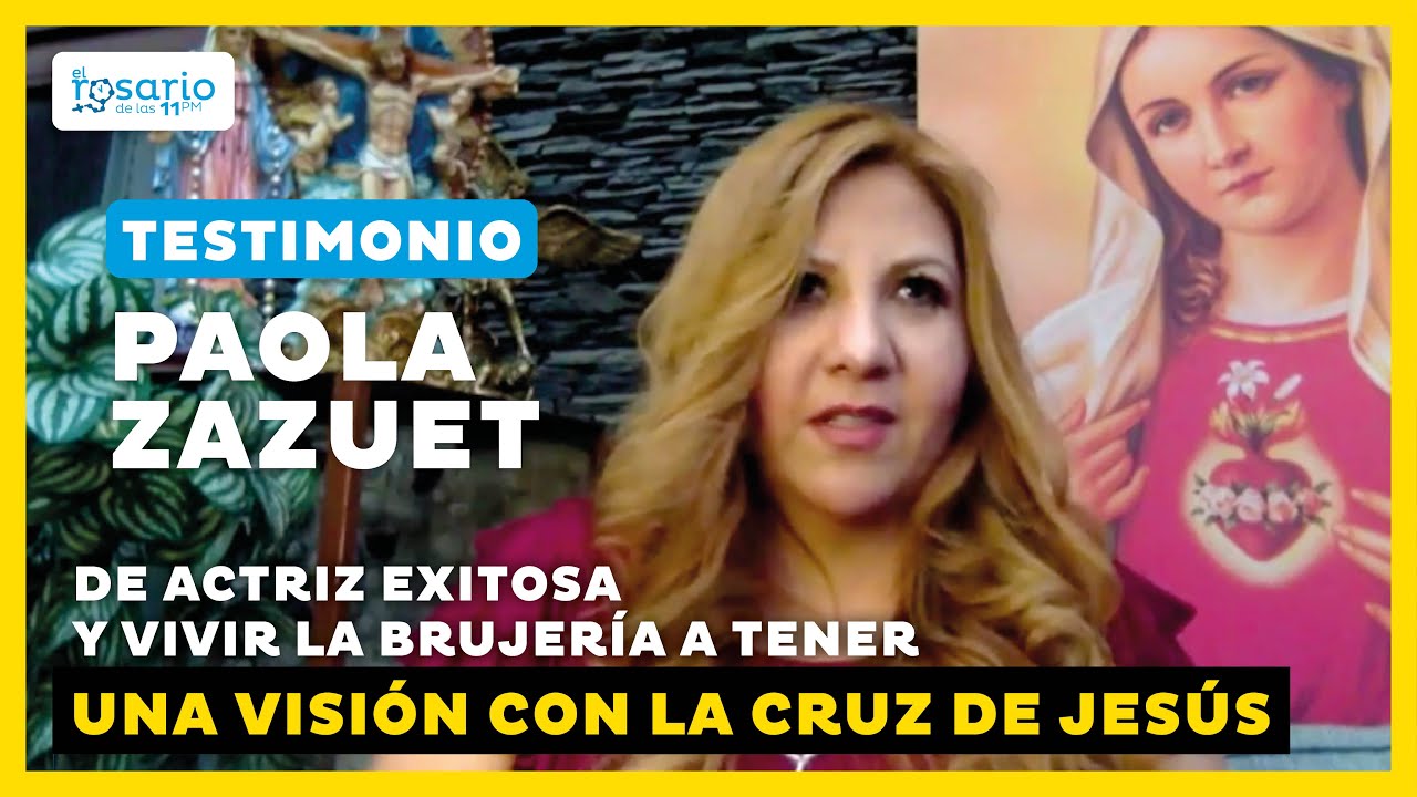 TESTIMONIO DE CONVERSIÓN 👉De actriz exitosa y vivir la brujería a tener una visión de Jesús