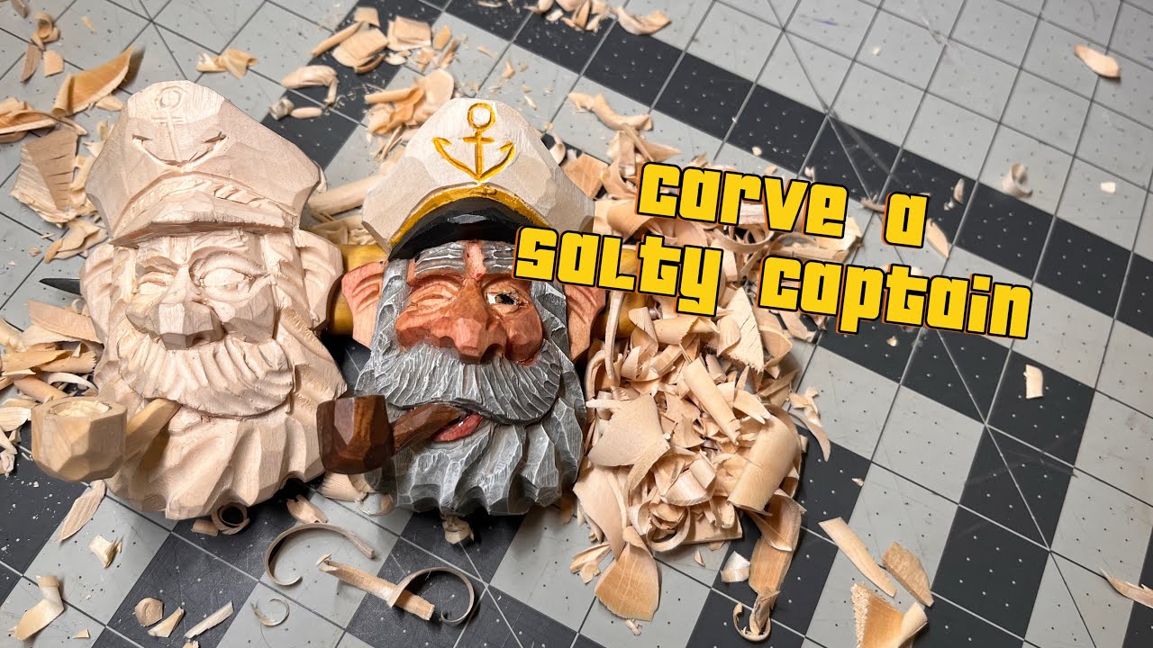 Carving the Salty Sea Captain