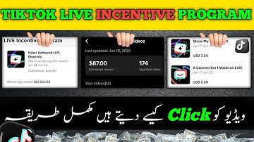 Tiktok Live Incentive Program Daliy Profit $200 || Tiktok Live Incentive Program Video Click Trick