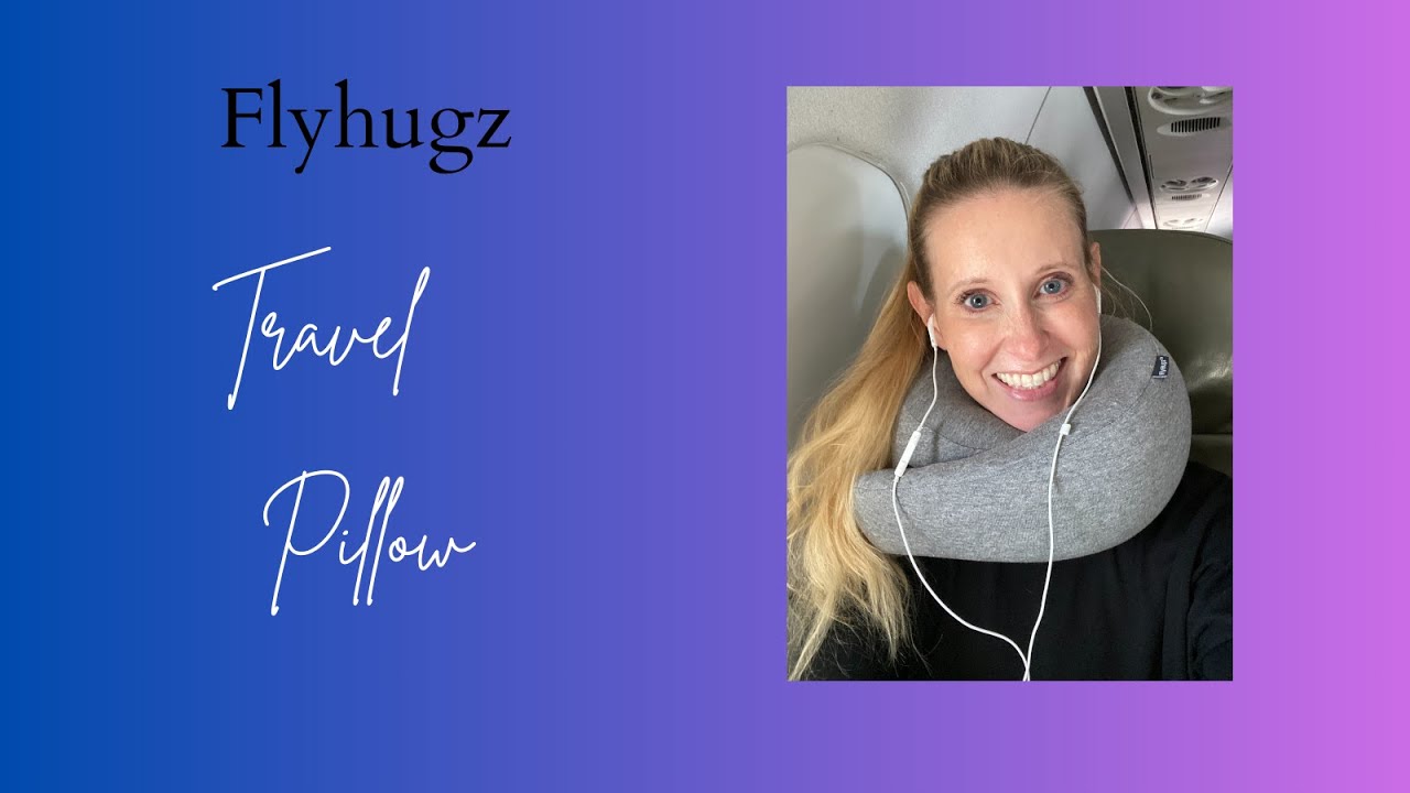FlyHugz™ Memory Foam Travel Pillow | Ultimate Neck Support for Airplane & Car Rides!