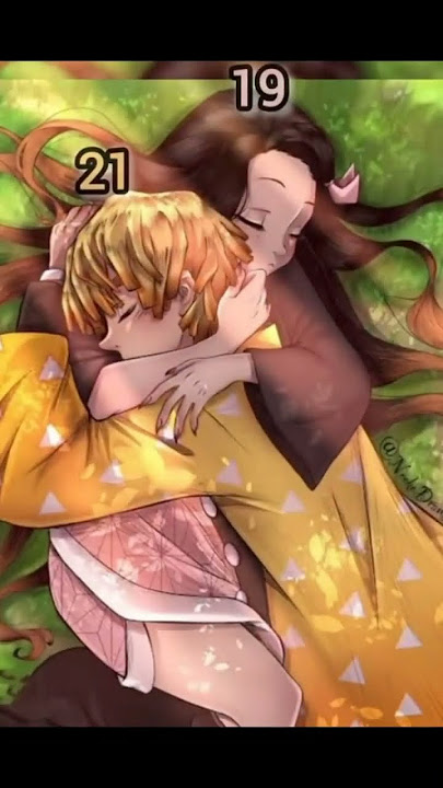 Nezuko n zenitsu love story 💞 || demon slayer || #demonslayer #nezuko #zenitsu #edit