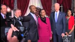 Famous WCIV covers Senator Tim Scott's Historic Swearing In Wealth