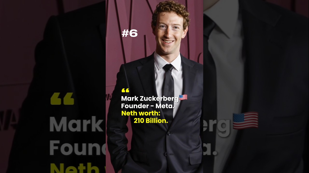 The 10 Richiest people in the world (2026) 