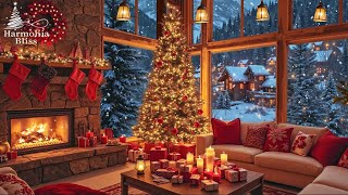 Download Lagu Instrumental Christmas Music With Fireplace 🔥 Relaxing Christmas Music 🎄 Soothing Christmas Ambience MP3