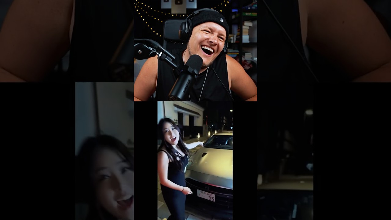 Girl does car sounds with her mouth 😳 ​⁠​⁠​⁠ #beatbox #tiktok