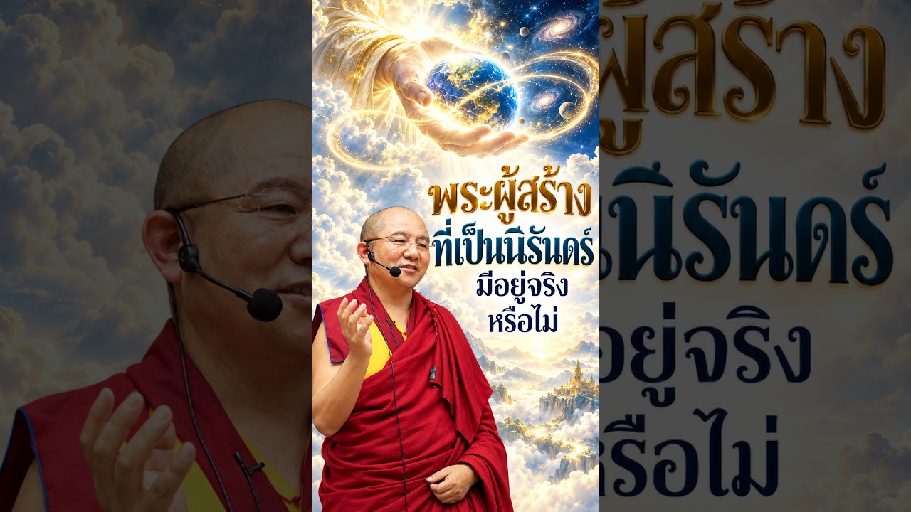 พระผู้สร้างที่เป็นนิรันดร์มีอยู่จริงหรือไม่#ธรรมะ #สติ #ความจริง