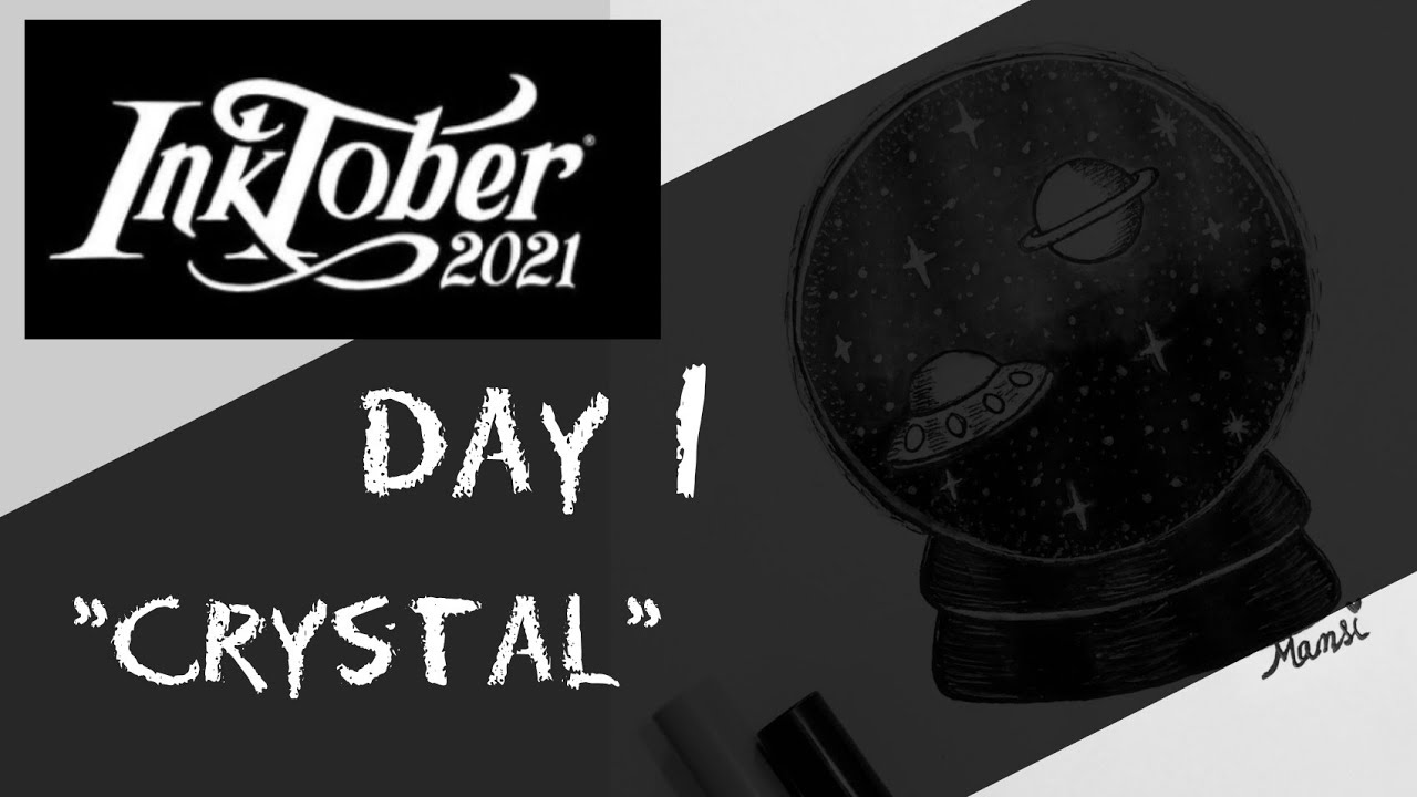 Inktober 2021 - Day 1 - Crystal 
