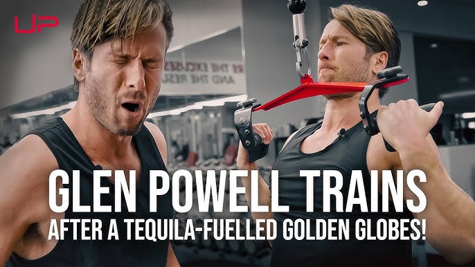 How Glen Powell Built Maverick Upper-Body Muscle for Top Gun 2