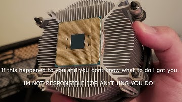 How to fix cpu stuck to cooler