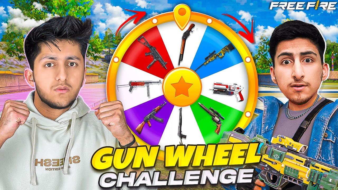 Spin The Wheel Challenge In Free Fire 1 Vs 1 Funny Gameplay    Garena Free Fire