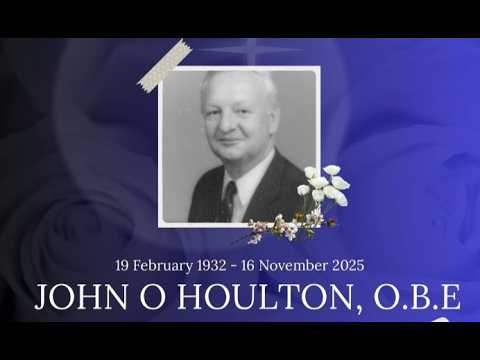 Celebration of Life: John O Houlton, O.B.E March 21, 2026