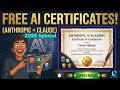 13+ FREE AI Certificates for Students in 2026 | Claude AI &amp; MCP | Master Claude &amp; AI