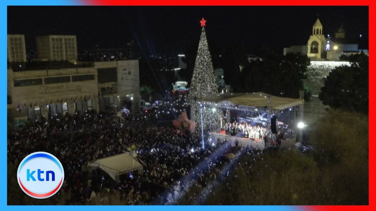 Bethlehem City comes alive on Christmas eve - YouTube