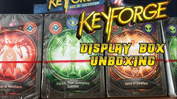 KeyForge: Age of Ascension Display Box Unboxing
