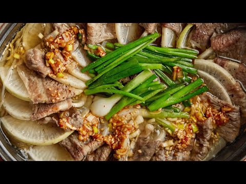 🍲 여름에도 개운하게 즐기는 고소한 전골 한 그릇, #무차돌박이전골 꼭 만들어 드셔보세요 ❗