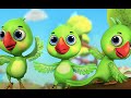 Main Tota Hare Rang Ka | Hindi Rhymes | मैं तोता मैं तोता | 3DHindi Rhymes For Kids &baby|Jugnu Kids